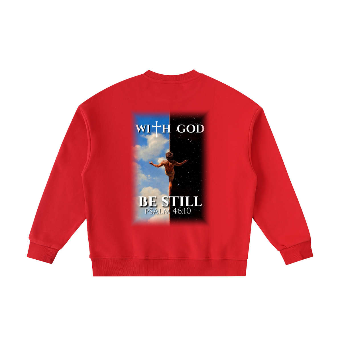 Be still psalm 46:10  Kids' Crewneck