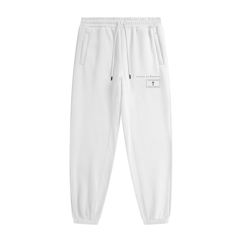 Crown of thorns signature heavyweight joggers