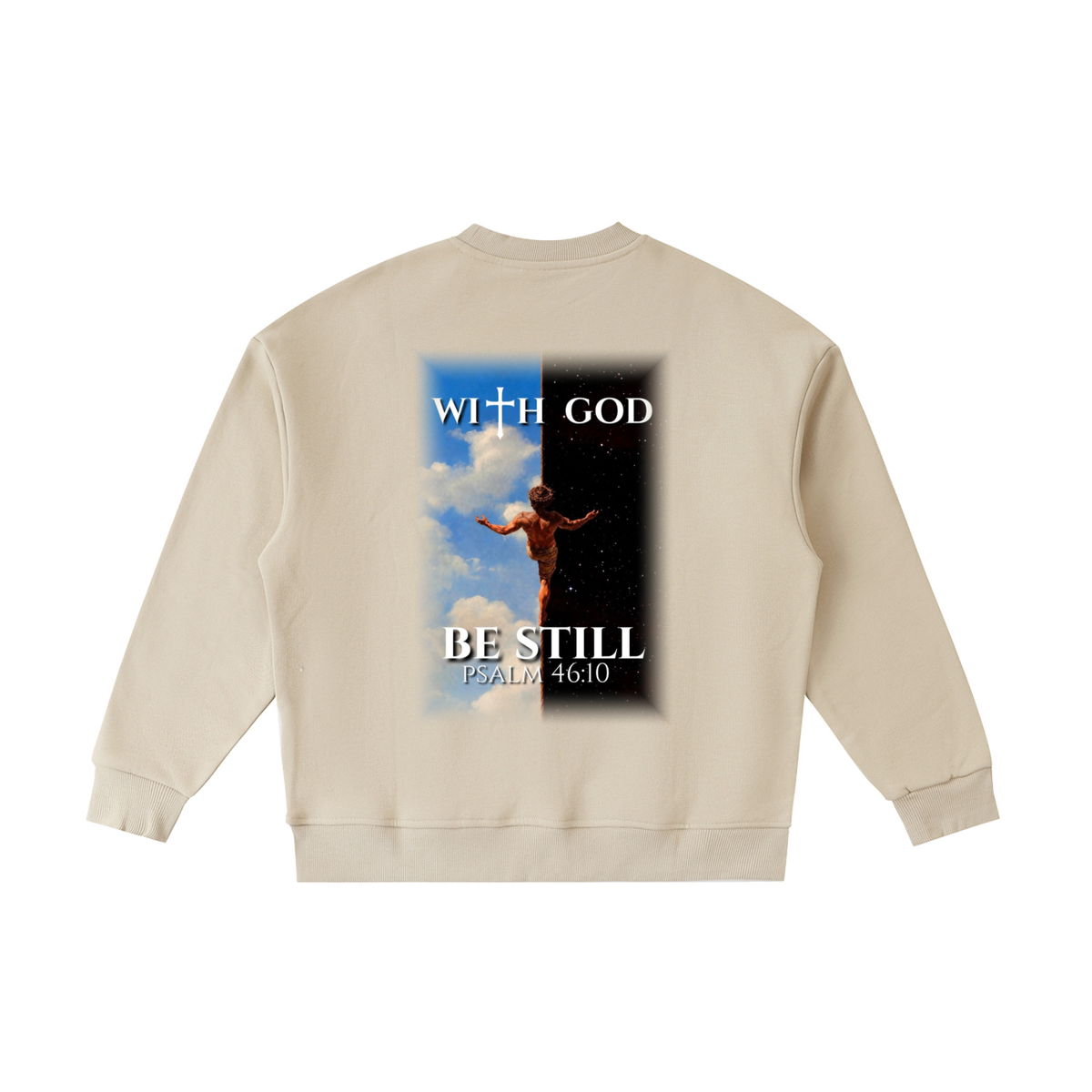 Be still psalm 46:10  Kids' Crewneck