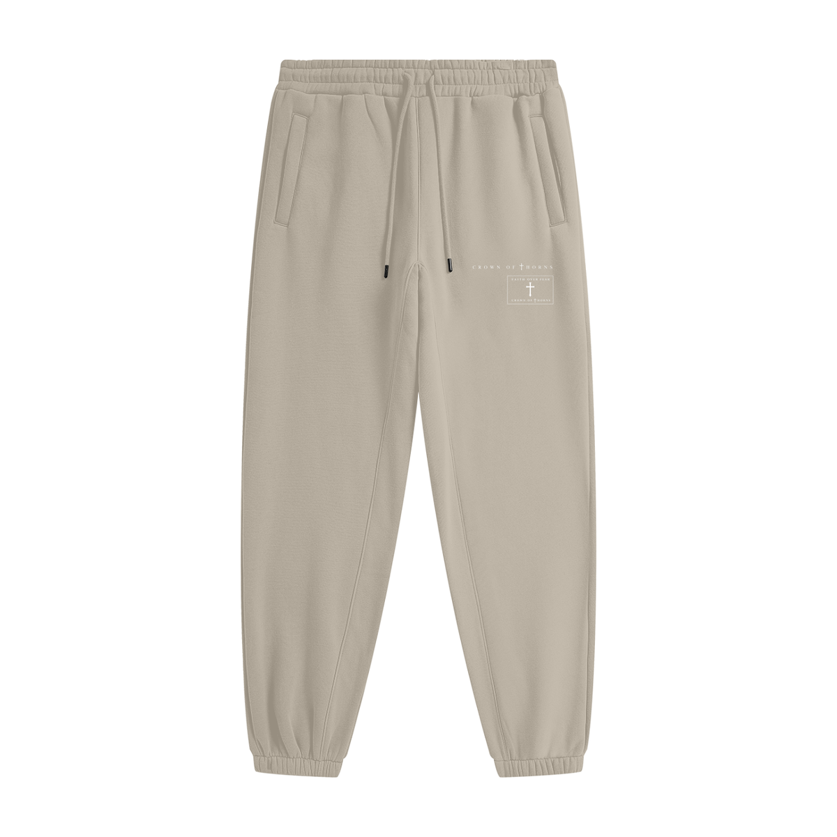 Crown of thorns signature heavyweight joggers