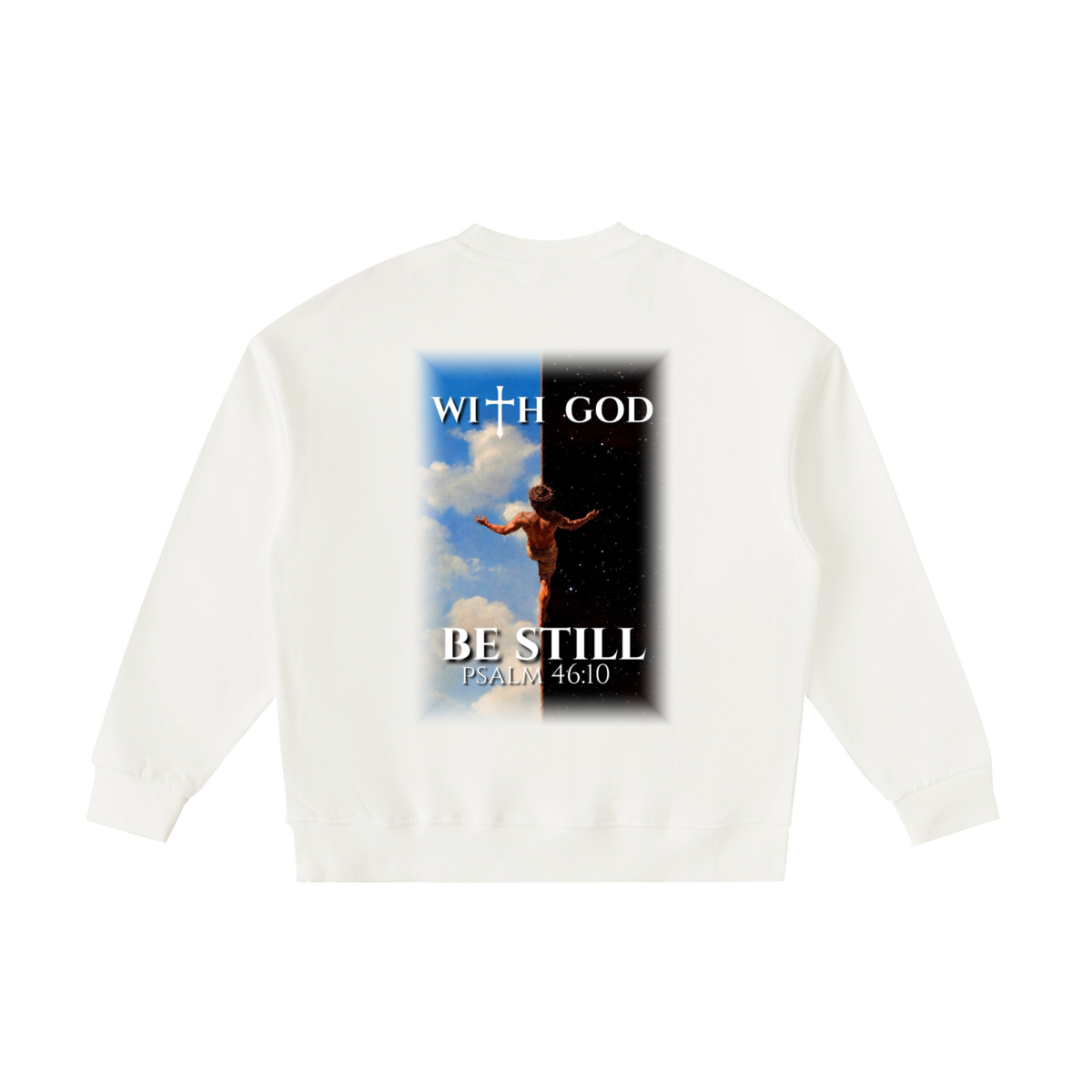 Be still psalm 46:10  Kids' Crewneck