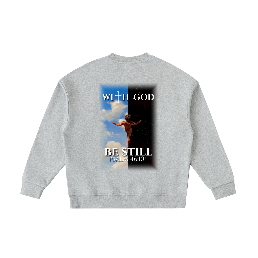 Be still psalm 46:10  Kids' Crewneck
