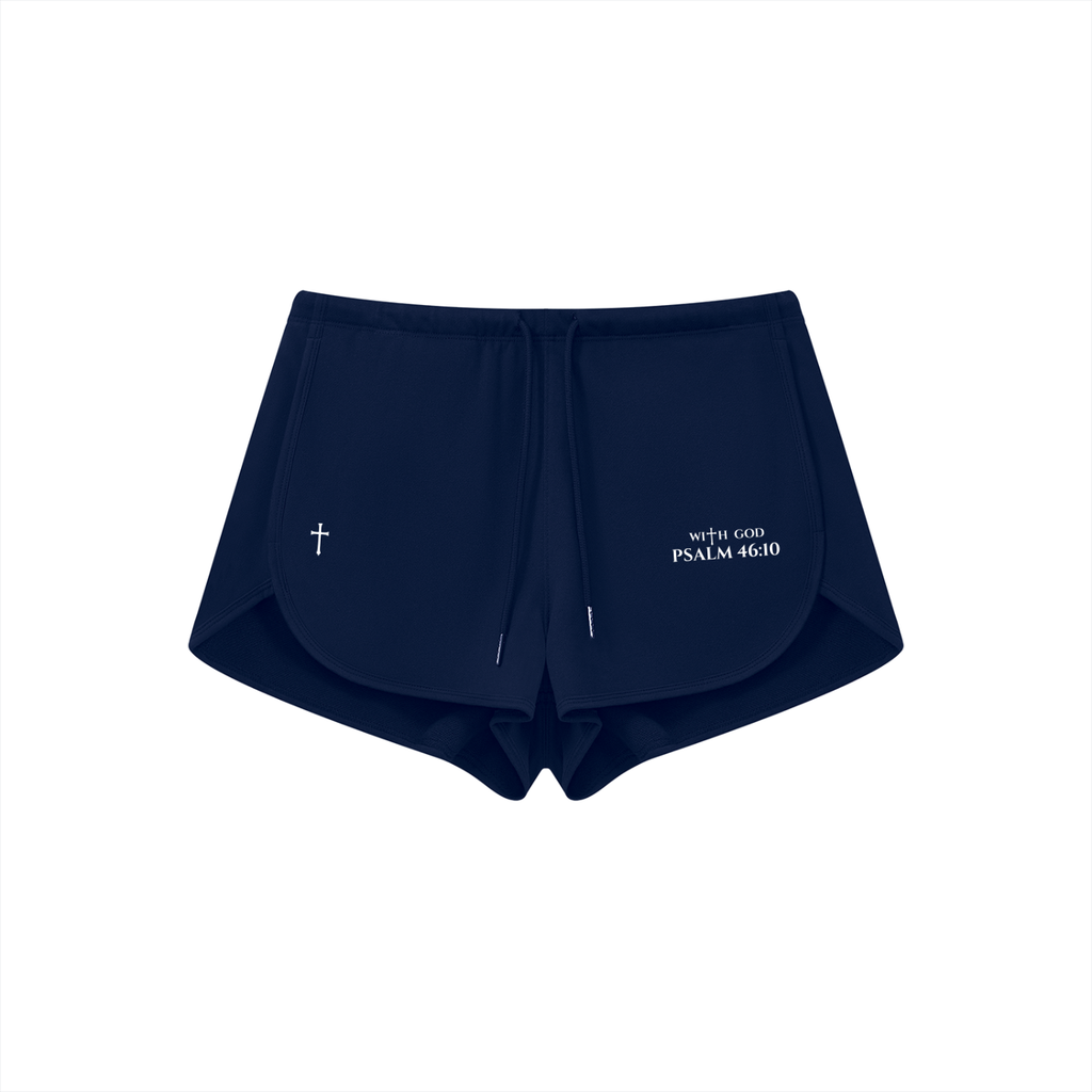 Be still psalm 46:10 Drawstring Shorts