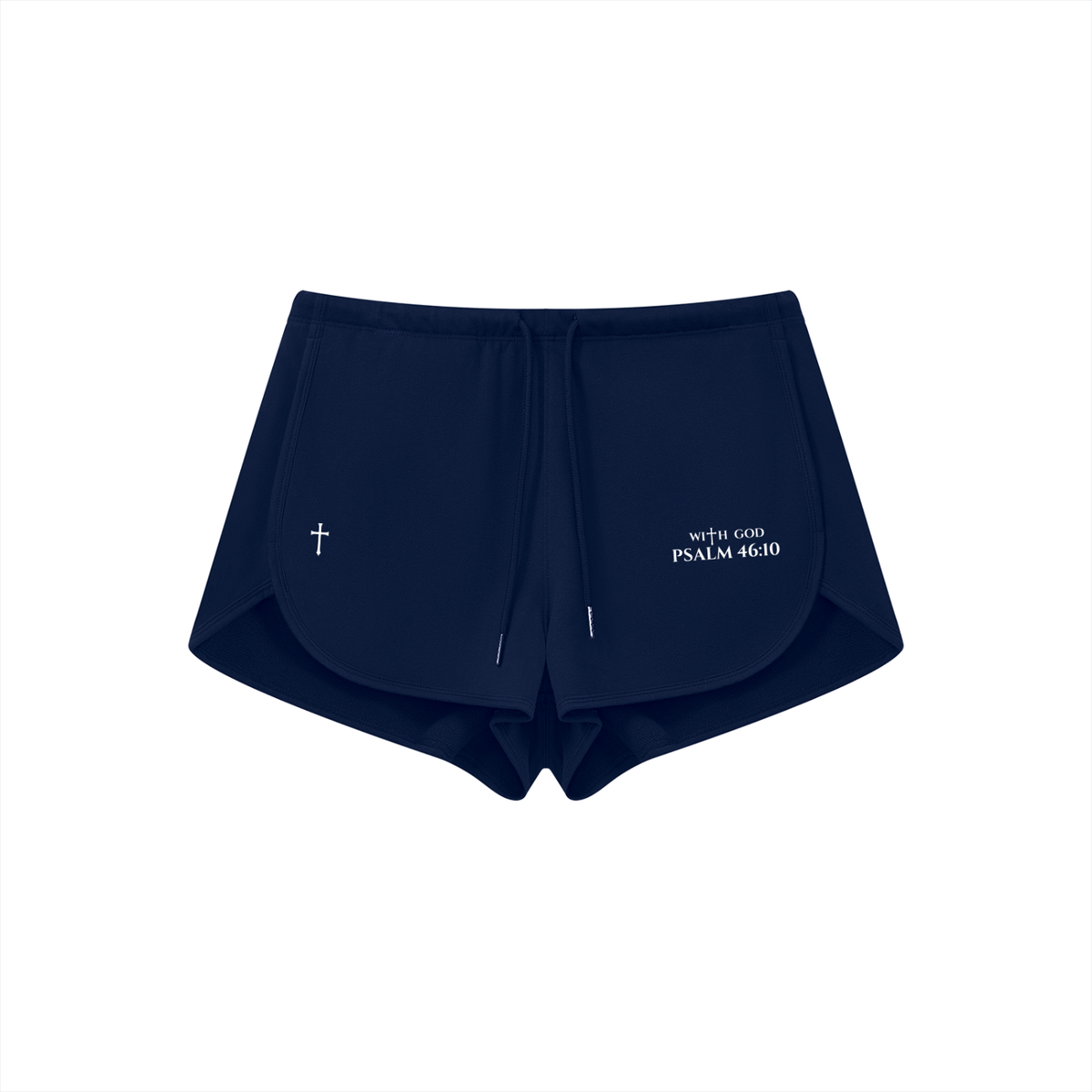 Be still psalm 46:10 Drawstring Shorts