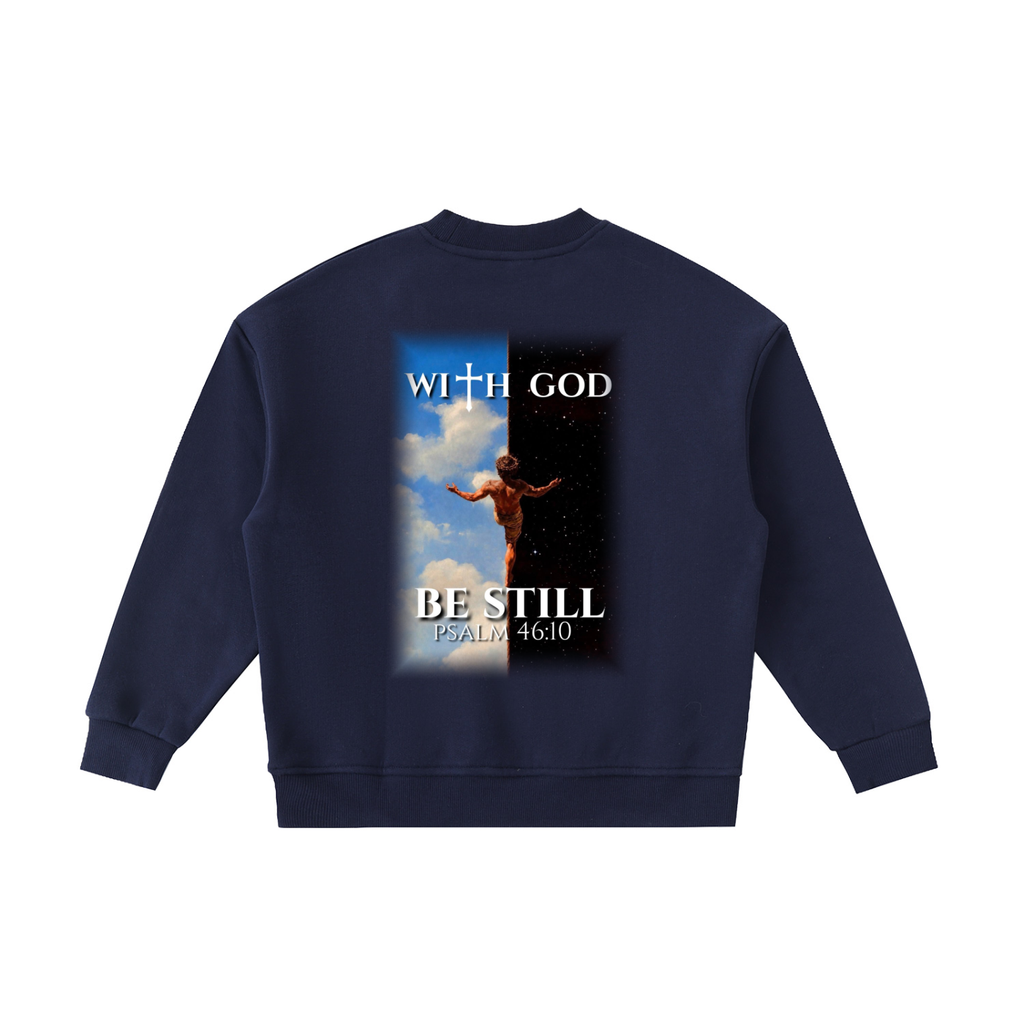 Be still psalm 46:10  Kids' Crewneck