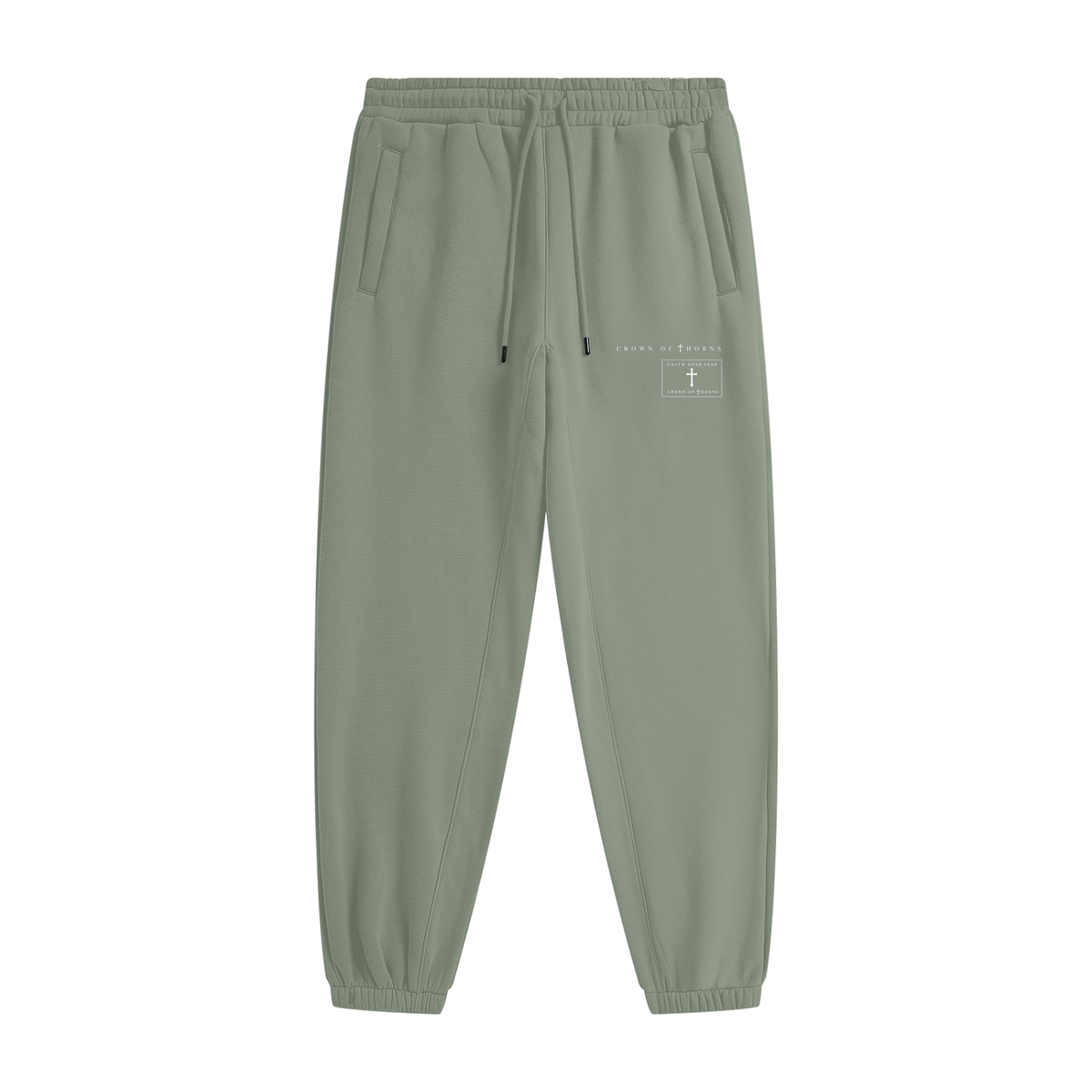 Crown of thorns signature heavyweight joggers