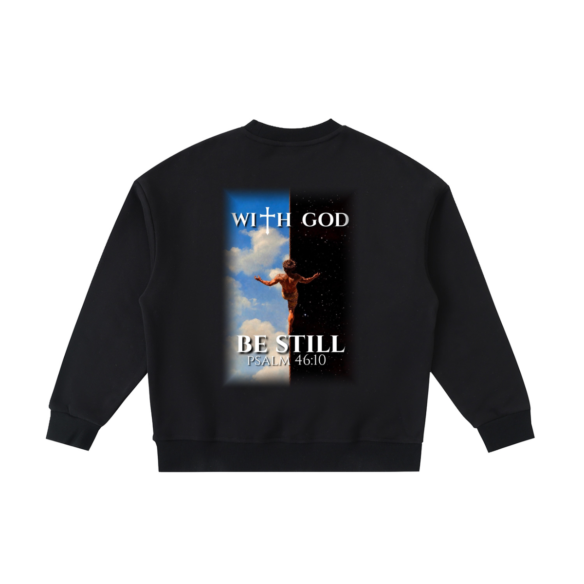 Be still psalm 46:10  Kids' Crewneck