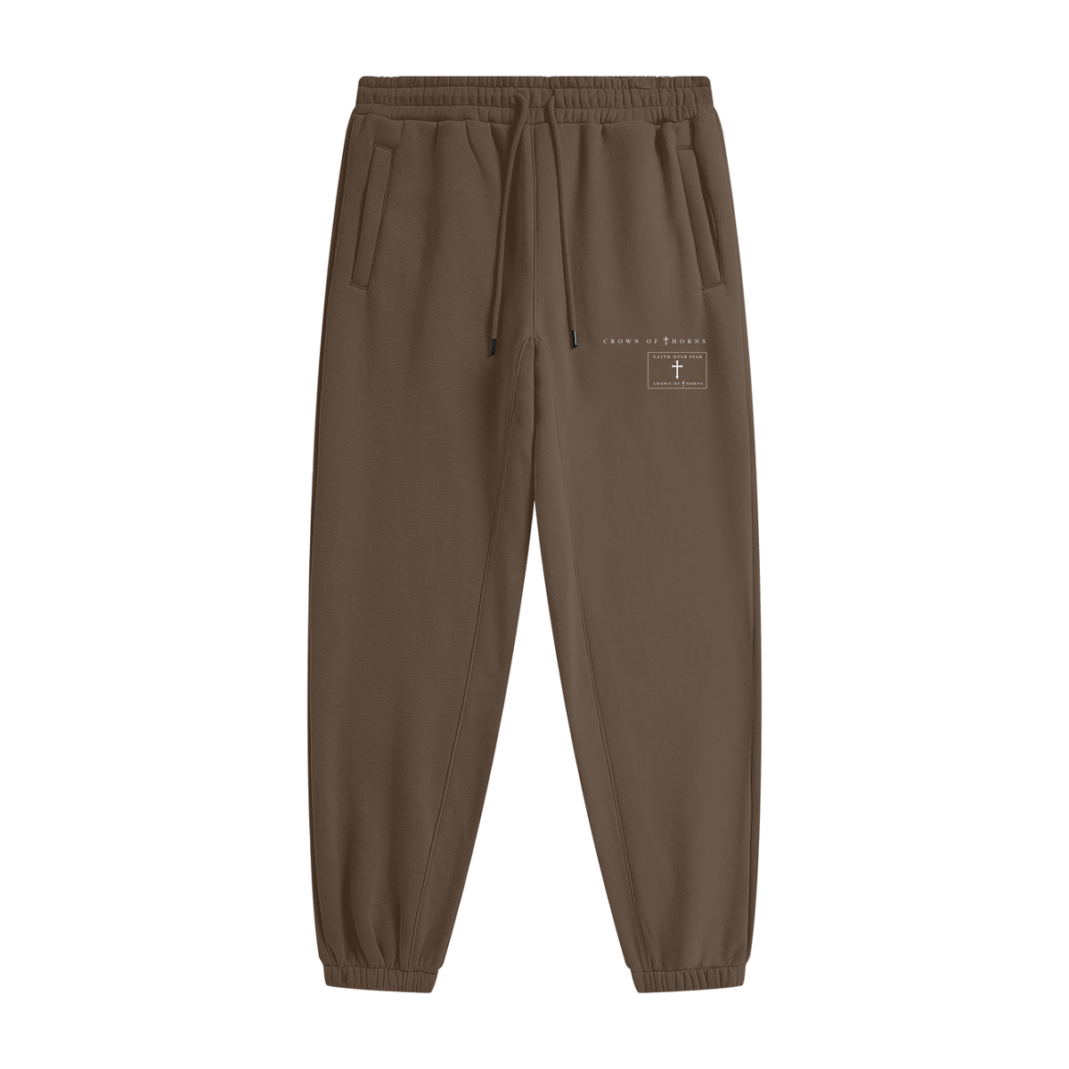 Crown of thorns signature heavyweight joggers